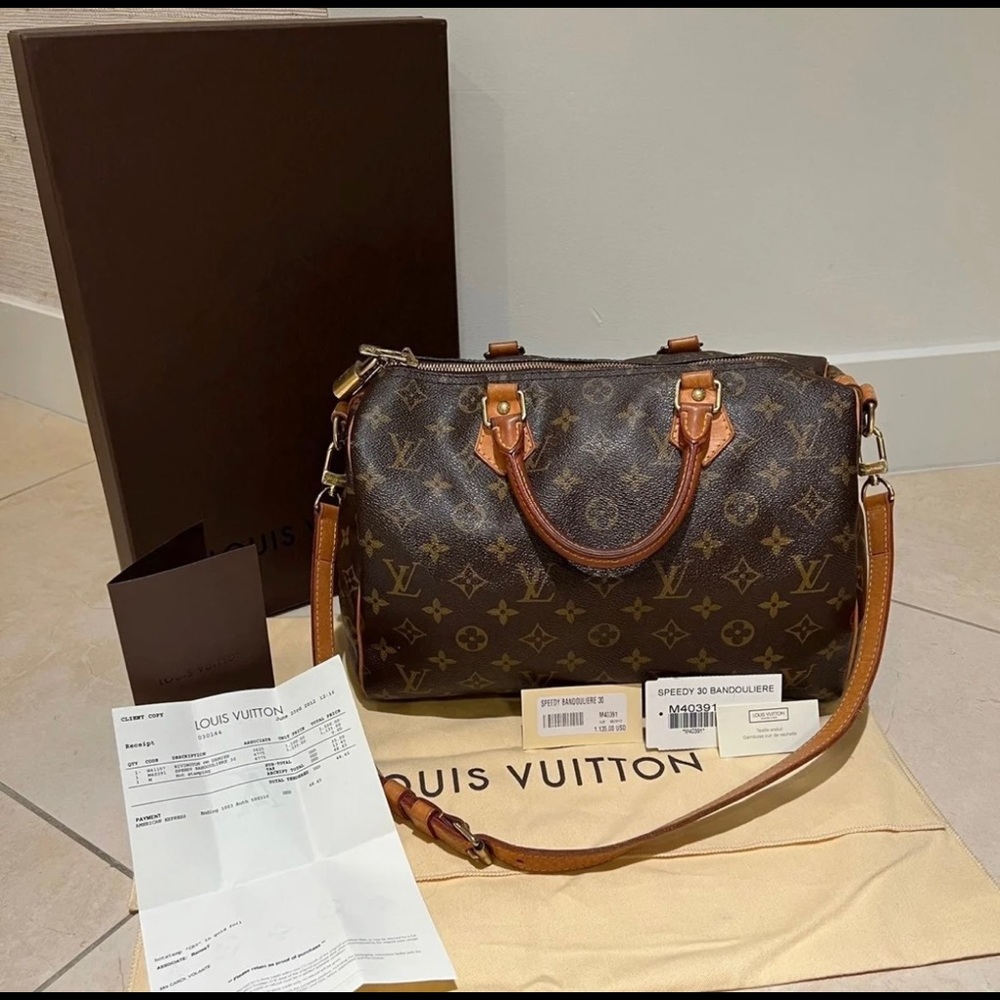 Louis Vuitton Speedy 30 Bandouliere
